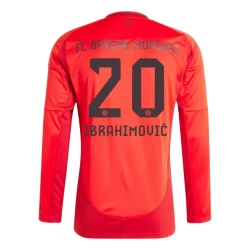 FC Bayern München Ibrahimovic #20 Fotballdrakter 2024-25 Hjemmedrakt Mann Langermet