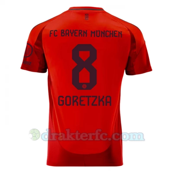 FC Bayern München Leon Goretzka #8 Fotballdrakter 2024-25 Hjemmedrakt Mann