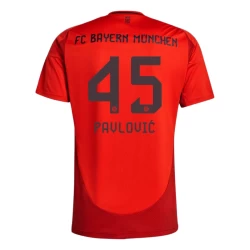 FC Bayern München Pavlovic #45 Fotballdrakter 2024-25 Hjemmedrakt Mann