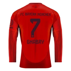 FC Bayern München Serge Gnabry #7 Fotballdrakter 2024-25 Hjemmedrakt Mann Langermet