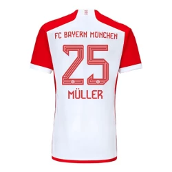 FC Bayern München Thomas Müller #25 Fotballdrakter 2023-24 Hjemmedrakt Mann