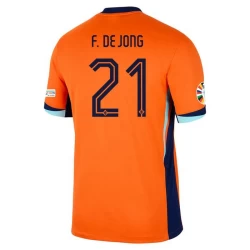 Frenkie de Jong #21 Nederland Fotballdrakter EM 2024 Hjemmedrakt Mann