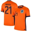 Frimpong #21 Nederland Fotballdrakter EM 2024 Hjemmedrakt Mann