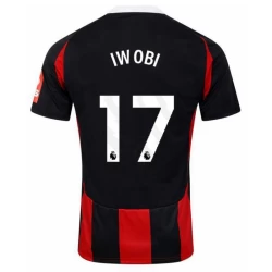 Fulham FC Fotballdrakter 2024-25 Iwobi #17 Bortedrakt Mann