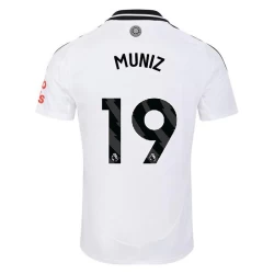 Fulham FC Muniz #19 Fotballdrakter 2024-25 Hjemmedrakt Mann