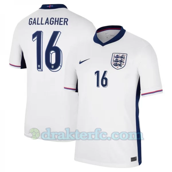Gallagher #16 England Fotballdrakter EM 2024 Hjemmedrakt Mann