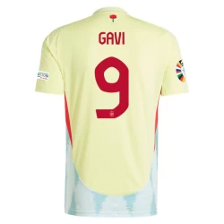 Gavi #9 Spania Fotballdrakter EM 2024 Bortedrakt Mann
