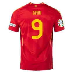 Gavi #9 Spania Fotballdrakter EM 2024 Hjemmedrakt Mann