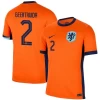 Geertruida #2 Nederland Fotballdrakter EM 2024 Hjemmedrakt Mann