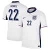 Gomez #22 England Fotballdrakter EM 2024 Hjemmedrakt Mann