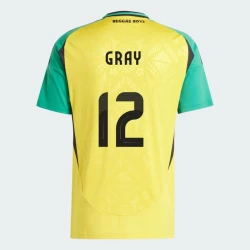 Gray #12 Jamaica Fotballdrakter Copa America 2024 Hjemmedrakt Mann