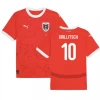 Grillitsch #10 Østerrike Fotballdrakter EM 2024 Hjemmedrakt Mann