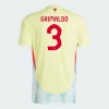 Grimaldo #3 Spania Fotballdrakter EM 2024 Bortedrakt Mann