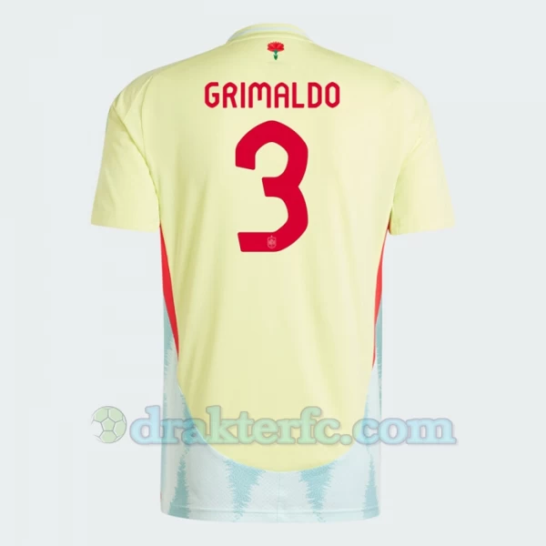 Grimaldo #3 Spania Fotballdrakter EM 2024 Bortedrakt Mann