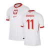 Grosicki #11 Polen Fotballdrakter EM 2024 Hjemmedrakt Mann