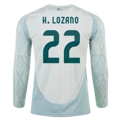 H. Lozano #22 Mexico Fotballdrakter Copa America 2024 Bortedrakt Mann Langermet