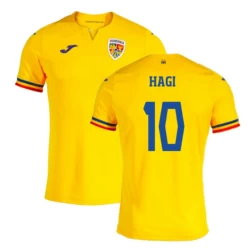 Hagi #10 Romania Fotballdrakter EM 2024 Hjemmedrakt Mann