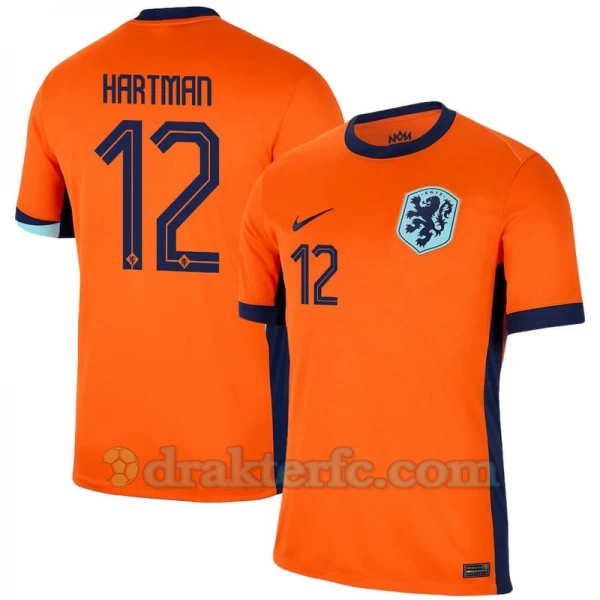 Hartman #12 Nederland Fotballdrakter EM 2024 Hjemmedrakt Mann