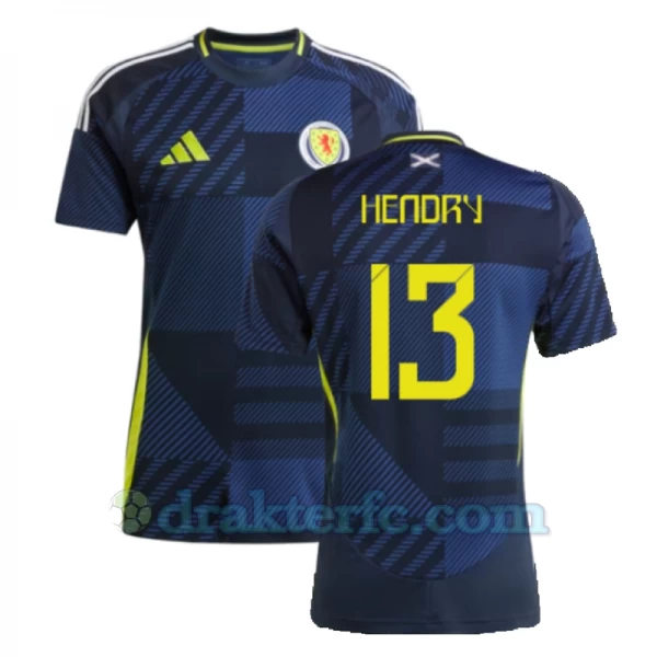 Hendry #13 Skottland Fotballdrakter EM 2024 Hjemmedrakt Mann