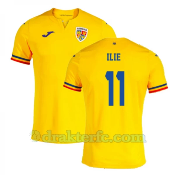 Ilie #11 Romania Fotballdrakter EM 2024 Hjemmedrakt Mann