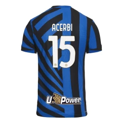 Inter Milan Acerbi #15 Fotballdrakter 2024-25 Hjemmedrakt Mann