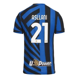 Inter Milan Asllani #21 Fotballdrakter 2024-25 Hjemmedrakt Mann