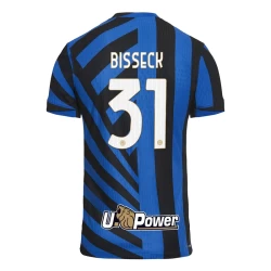 Inter Milan Bisseck #31 Fotballdrakter 2024-25 Hjemmedrakt Mann