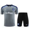 Inter Milan Trenings T-skjorte Sett 2024-25 Grå