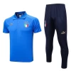 Italia Trenings Polo Sett 2023-24 Blå