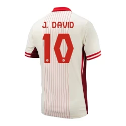 J. David #10 Canada Fotballdrakter Copa America 2024 Bortedrakt Mann