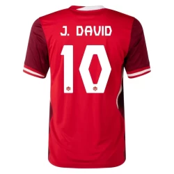 J. David #10 Canada Fotballdrakter Copa America 2024 Hjemmedrakt Mann