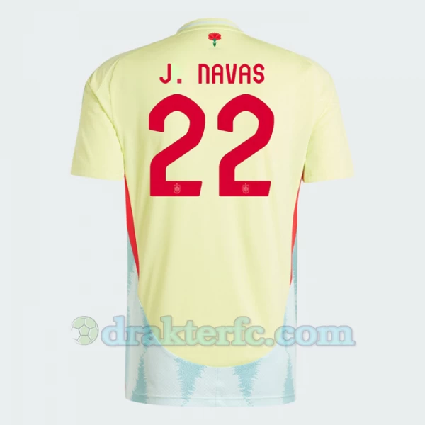 J. Navas #22 Spania Fotballdrakter EM 2024 Bortedrakt Mann