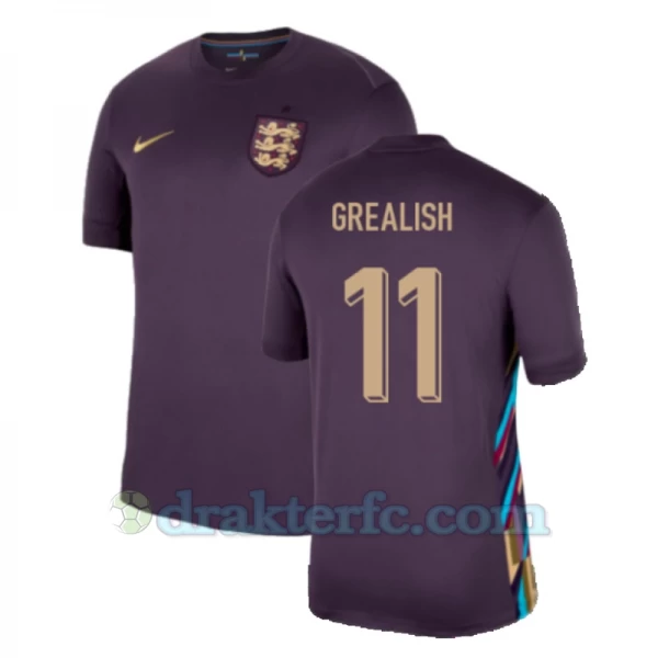 Jack Grealish #11 England Fotballdrakter EM 2024 Bortedrakt Mann