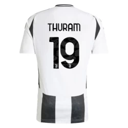 Juventus FC Thuram #19 Fotballdrakter 2024-25 Hjemmedrakt Mann