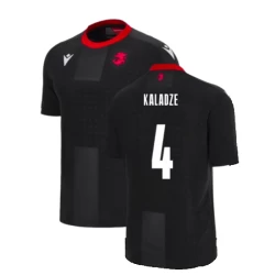 Kaladze #4 Georgia Fotballdrakter EM 2024 Bortedrakt Mann