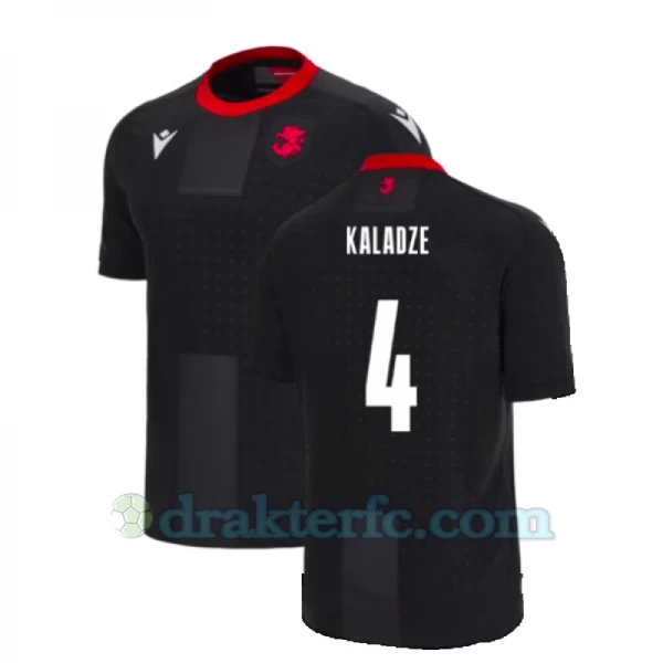 Kaladze #4 Georgia Fotballdrakter EM 2024 Bortedrakt Mann