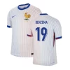 Karim Benzema #19 Frankrike Fotballdrakter EM 2024 Bortedrakt Mann