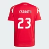 Kevin Csoboth #23 Ungarn Fotballdrakter EM 2024 Hjemmedrakt Mann