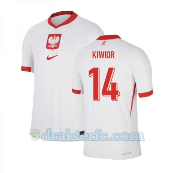 Kiwior #14 Polen Fotballdrakter EM 2024 Hjemmedrakt Mann