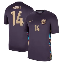 Konsa #14 England Fotballdrakter EM 2024 Bortedrakt Mann