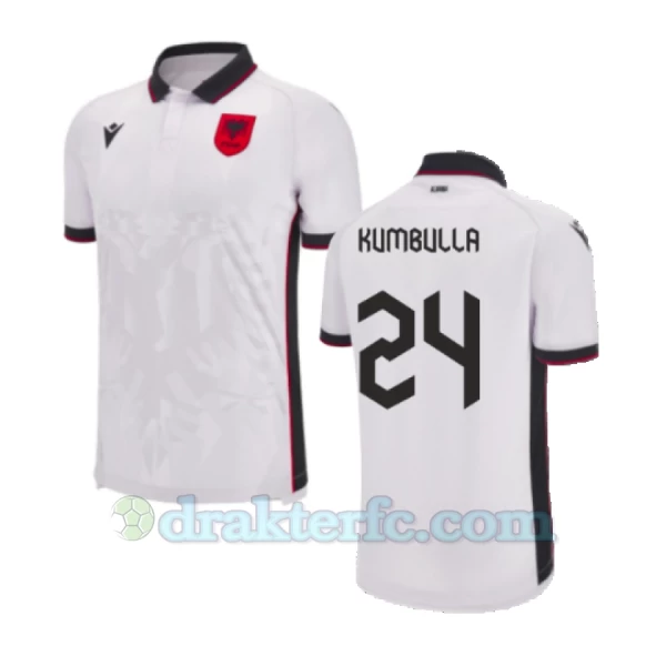 Kumbulla #24 Albania Fotballdrakter EM 2024 Bortedrakt Mann