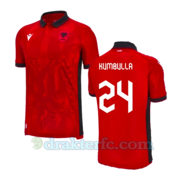 Kumbulla #24 Albania Fotballdrakter EM 2024 Hjemmedrakt Mann