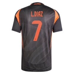 L. Diaz #7 Colombia Fotballdrakter Copa America 2024 Bortedrakt Mann
