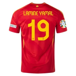 Lamine Yamal #19 Spania Fotballdrakter EM 2024 Hjemmedrakt Mann