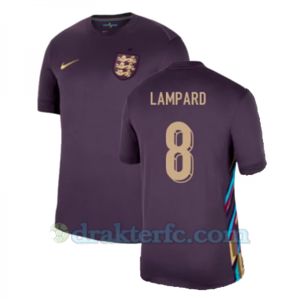 Lampard #8 England Fotballdrakter EM 2024 Bortedrakt Mann