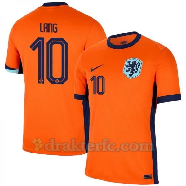 Lang #10 Nederland Fotballdrakter EM 2024 Hjemmedrakt Mann