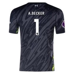 Liverpool FC Alisson Becker #1 Fotballdrakter 2024-25 Keeper Hjemmedrakt Mann