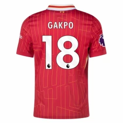 Liverpool FC Cody Gakpo #18 Fotballdrakter 2024-25 Hjemmedrakt Mann
