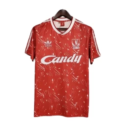 Liverpool FC Retro Drakt 1989-90 Hjemme Mann