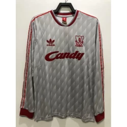 Liverpool FC Retro Drakt 1989-91 Borte Mann Langermet